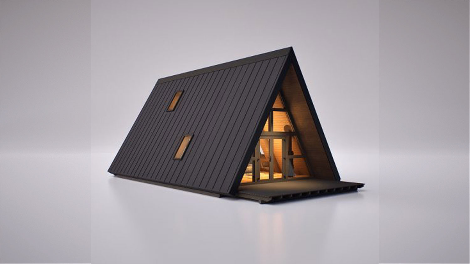 A-Frame A77 Haus - Außenansicht